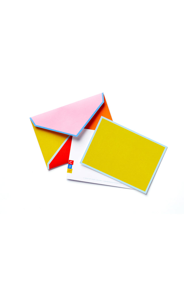A Note of Many Colors Stationery