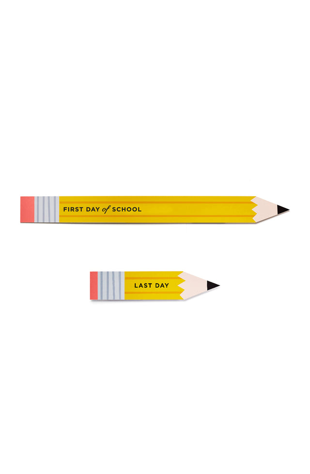 First (and Last!) Day of School Pencils